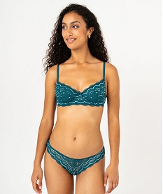 soutien-gorge a armatures forme corbeille en dentelle bleu soutien gorge avec armaturesF319401_3