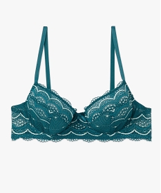 soutien-gorge a armatures forme corbeille en dentelle bleu soutien gorge avec armaturesF319401_4