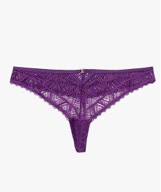 string en dentelle geometrique femme violet strings tangasF323301_4