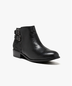 bottines femme vintage dessus en cuir a lacets et a zip interieur noir standardF343501_2