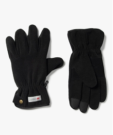 GEMO Gants tactiles en maille polaire homme - 3M noir standard