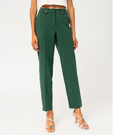 pantalon de costume femme vert pantalonsF491301_1