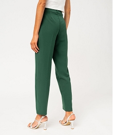 pantalon de costume femme vert pantalonsF491301_3