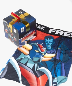 GEMO Boxer microfibre motif robot homme dans boite cadeau - Freegun X Goldorak Multicolore