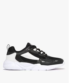GEMO Baskets de running à lacets garçon - Fila noir vif