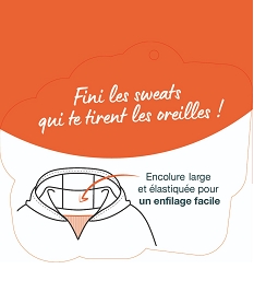 GEMO Sweat à capuche fermeture zippée bébé garçon marron standard