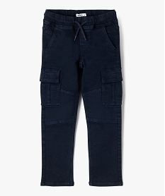 GEMO Pantalon cargo 6 poches garçon navy