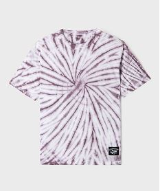 GEMO Tee-shirt effet spirale garçon violet standard