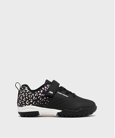 GEMO Baskets fille à scratch bicolores style crampons noir standard