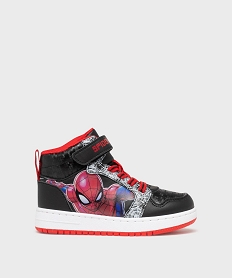 GEMO Baskets montantes SPIDERMAN à scratch garçon Noir