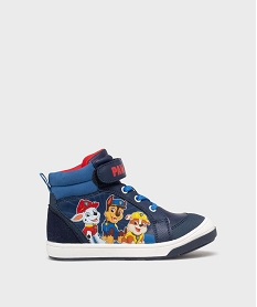 GEMO Baskets montantes à scratch garçon PAT PATROUILLE Bleu