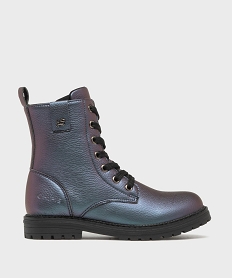 GEMO Bottines irisées avec doublure chaude fille - Chipie Bleu