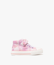 GEMO Baskets montantes en toile tie and dye bébé fille - Lovely Wings Rose