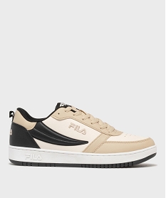GEMO Baskets basses à tige grainée et perforée Rega NF homme - Fila Beige