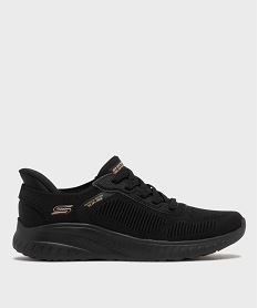 GEMO Baskets basses Slip-ins Squad Chaos - Current Muse femme - Skechers noir standard