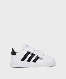 GEMO Baskets Grand Court 2.0 fermeture scratch bébé - Adidas blanc standard