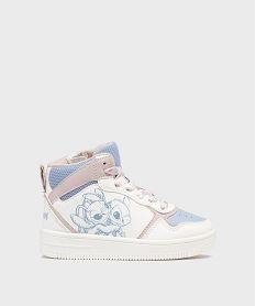 GEMO Baskets montantes avec motif Stitch et Angel fille - Disney blanc standard
