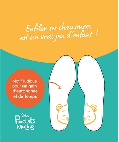 GEMO Baskets montantes à scratch garçon noir standard
