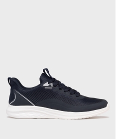 GEMO Baskets basses de running ultra légères homme Bleu