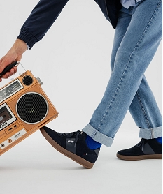 GEMO Baskets rétro en suédine homme - Lee Cooper Bleu