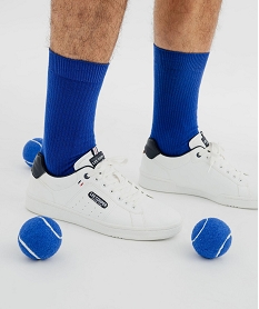 GEMO Tennis basses à lacets homme - Lee Cooper blanc standard