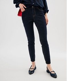 GEMO Jean slim 78ème taille normale femme Bleu