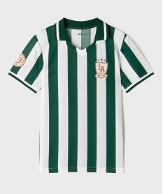 GEMO Tee-shirt manches courtes en mesh style maillot de foot garçon vert standard