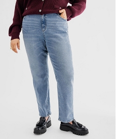 GEMO Jean Straight stretch femme grande taille Bleu