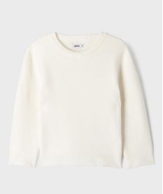 GEMO Pull en maille scintillante avec intérieur douillet fille Beige