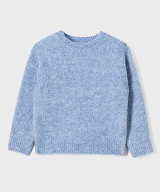 GEMO Pull en maille bouclette fille bleu standard