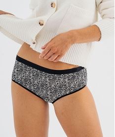 GEMO Boxers en coton stretch femme (lot de 5) - Les Pockets DIM noir standard