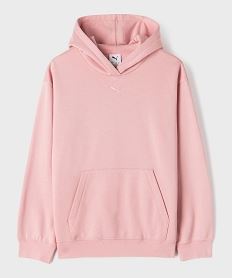 GEMO Sweat à capuche coupe loose avec intérieur molletonné fille - Puma Rose