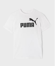 GEMO Tee-shirt manches courtes avec logo poitrine fille - Puma blanc standard