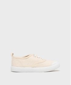 GEMO Tennis en toile à lacets élastiques garçon - 5 Miles beige standard