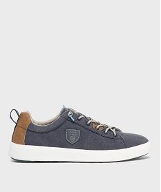 GEMO Tennis en toile à semelle sport homme - Urban Steps Gris