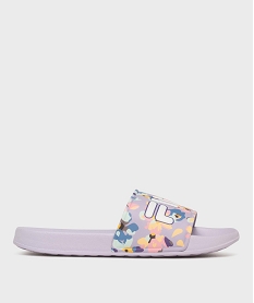GEMO Mules de piscine à motifs fleuris femme - Fila Violet
