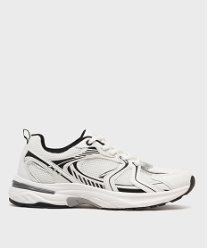GEMO Baskets running multicolores femme - 5 Miles Blanc