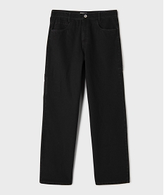 GEMO Jean baggy en denim 100% coton garçon noir standard