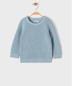 GEMO Pull en maille fantaisie à manches raglan bébé garçon bleu standard
