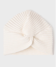 GEMO Bonnet avec effet noué sur l’avant bébé fille Beige