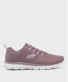 GEMO Baskets en mesh ultra légères à lacets femme - Skechers Violet