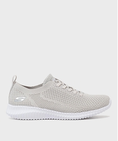 GEMO Baskets en mesh faciles à enfiler femme - Skechers beige standard