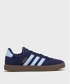 GEMO Baskets VL Court 3.0 en cuir velours homme - Adidas Bleu