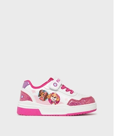GEMO Baskets basses à lacets élastiques et scratch fille - La PatPatrouille rose standard
