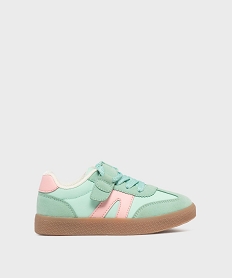 GEMO Baskets à scratch et lacets fantaisie fille - Lovely Wings vert standard