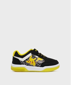 GEMO Baskets basses à scratch imprimées Pikachu garçon - Pokémon noir standard
