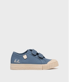 GEMO Tennis en toile à scratch et bout recouvert garçon - LuluCastagnette bleu standard