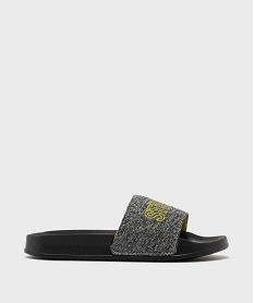 GEMO Mules de piscine à bride moelleuse garçon gris standard