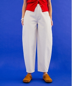 GEMO Jean ballon femme Beige