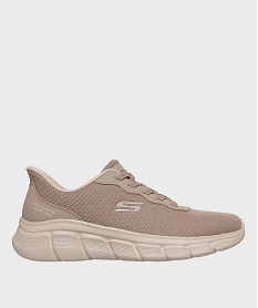 GEMO Baskets Hands Free Slip-ins : BOBS Sport™ B Flex - Flex Lucy femme - Skechers beige standard